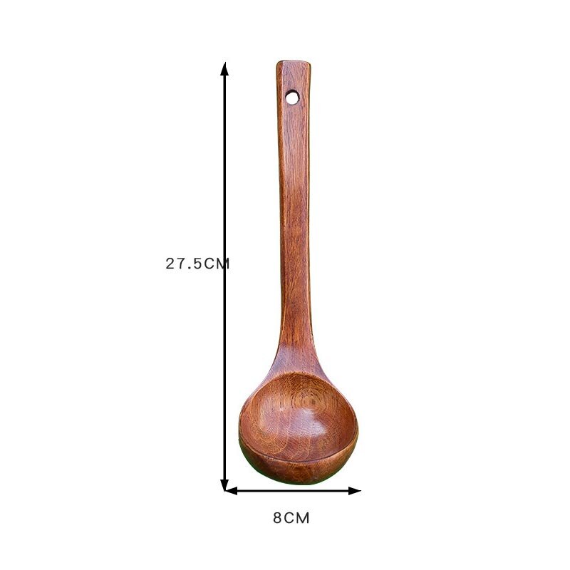 1Pcs Multi Purpose for Home Restaurant Kitchen Tool Wooden Nice Cooking Utensil Soup Spoon Stirring