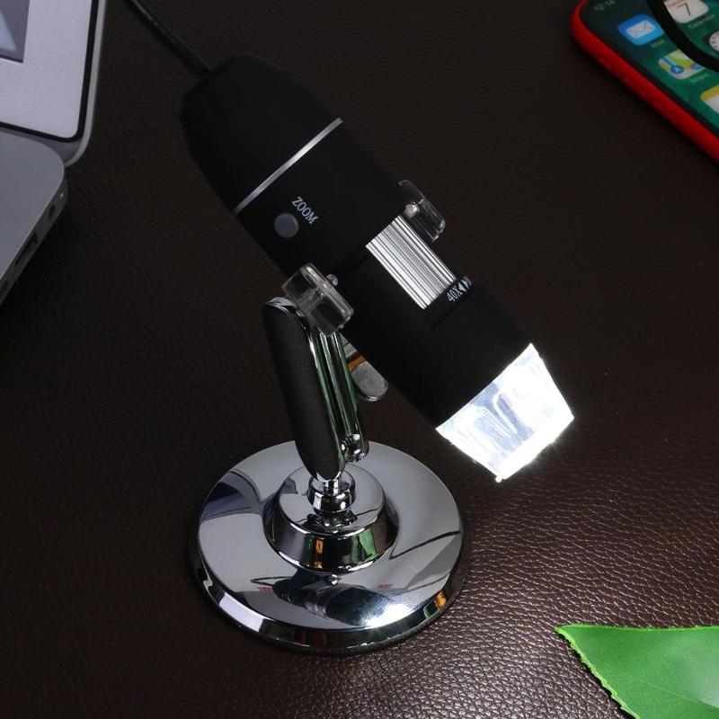 40-1000X 8 LED Digital Mikroskop Kamera USB Endoskop Lupe mit Metall Stand Betriebs Fenster 2000 Mac OS X 10,5 oder höihr
