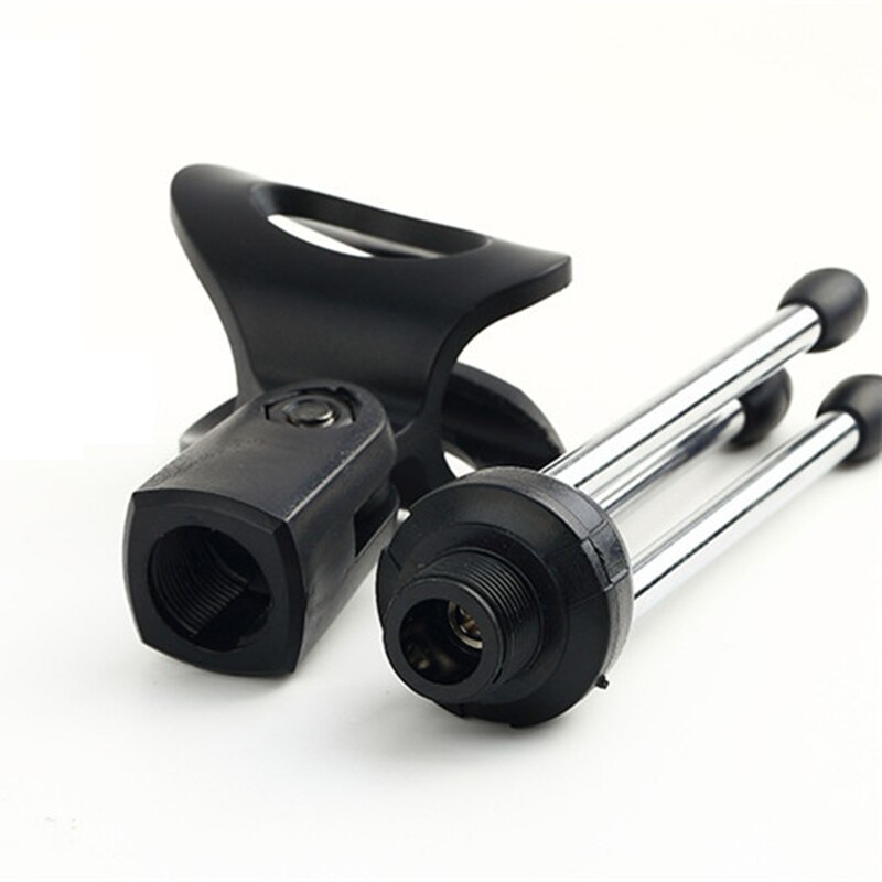 Portable Microphone Desktop Triangle Bracket Adjustable Mic Stand Conference Live Shockproof Microphone Tripods Bracket Holder