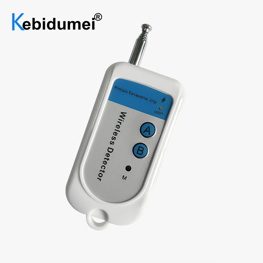 Kebidumei Wireless Signal Rf Detector Tracer Mini Camera Finder Ghost Sensor 100-2400 Mhz Gsm Alarm Device Radio Frequency Check