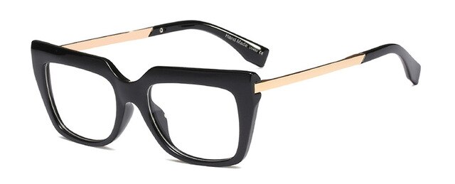 Oversize Square Eyeglasses Prescription For Women Myopia Frame Ins Popular Diopter Glasses Computer: 1