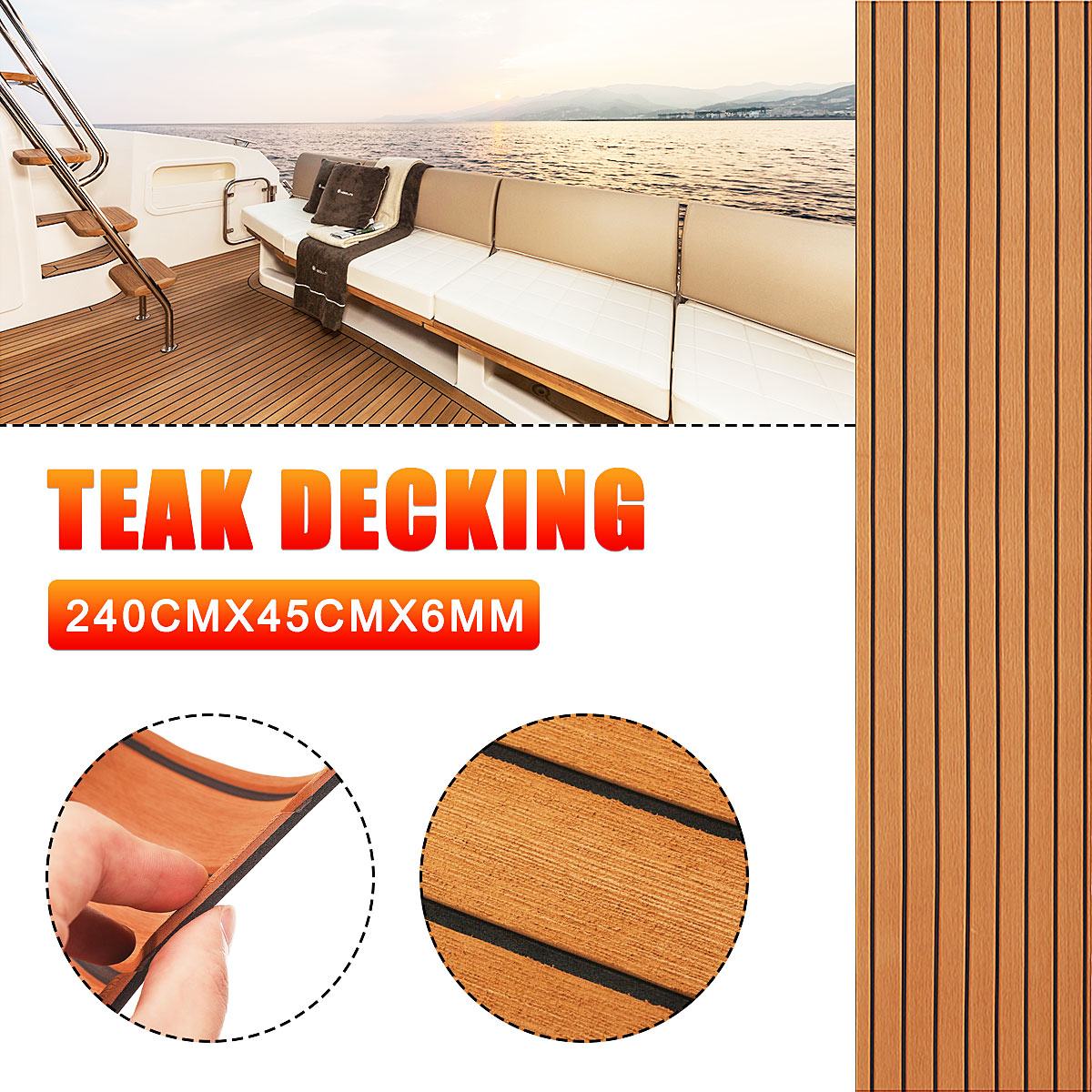 Zelfklevende Eva Foam Boot Marine Boot Vloeren Faux Boot Teak Decking Sheet Accessoires Marine 2 Stijlen