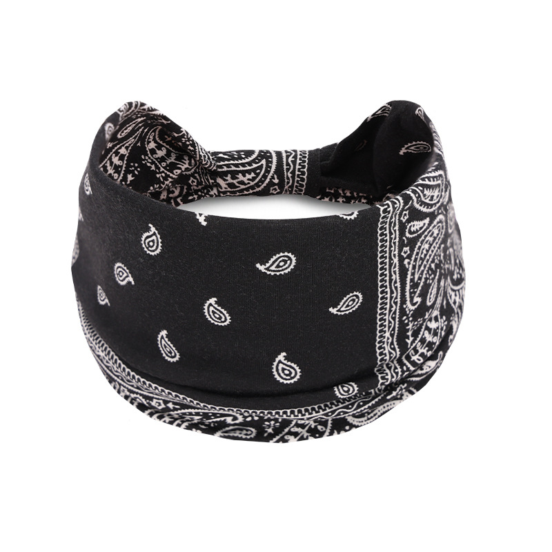 Diademas anchas retorcidas para mujer, turbante Extra grande, diadema de entrenamiento, bandas para el cabello de Yoga a la , accesorios para el cabello gruesos trenzados bohemios: YELLOW