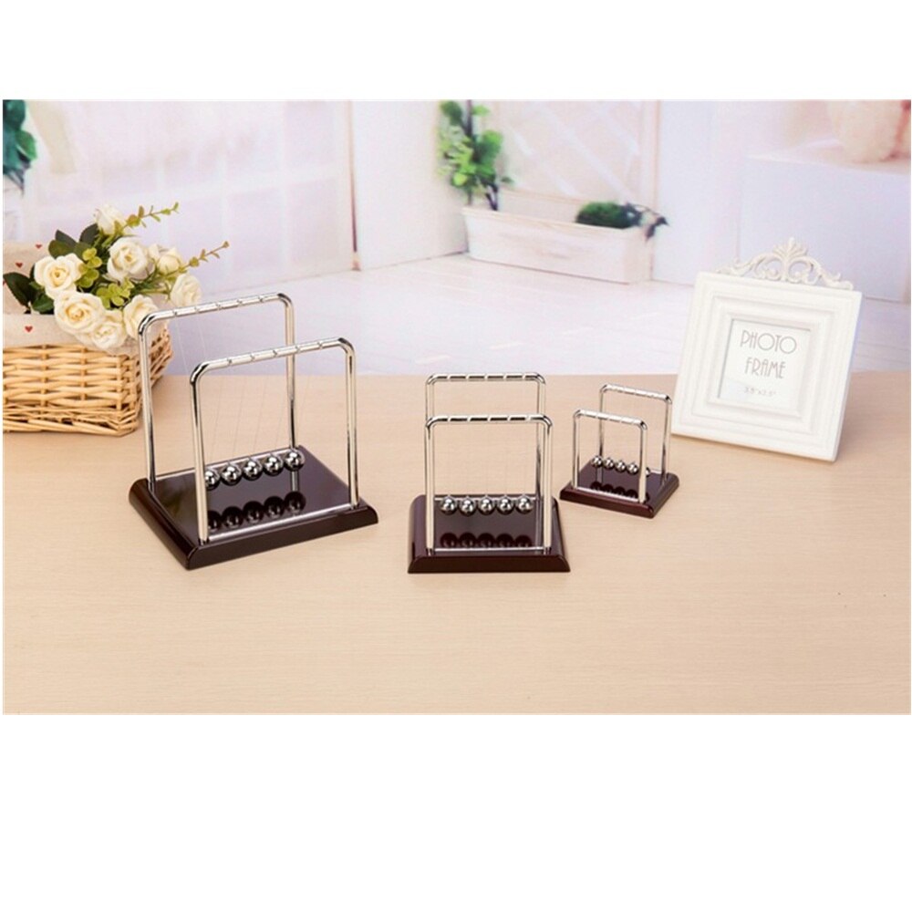 Vierkante haakjes newtons wieg slinger ballen eindeloos entertainment stalen balansbal wetenschap slinger educatief bureau speelgoed