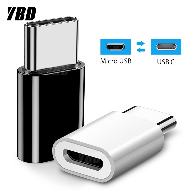 YBD Type-c Male naar Micro USB Vrouwelijke Adapter OTG Micro USB naar Type C Charger Plug Adapter Converter micro USB naar USB C Adapter