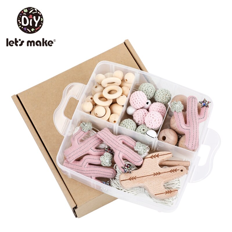 Lassen'S Machen 1einstellen Holz Ring Tuch Cantus Buche Holz Häkeln Perlen Baby Krippe Handy, Mobiltelefon Bettwäsche Rassel BeißRing Spielzeug Holz beißRing