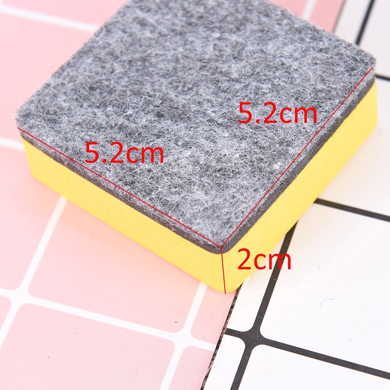 2 st magnetiska whiteboard suddgummi markör whiteboard renare skolkontorsmaterial 5.2*5.2*2cm