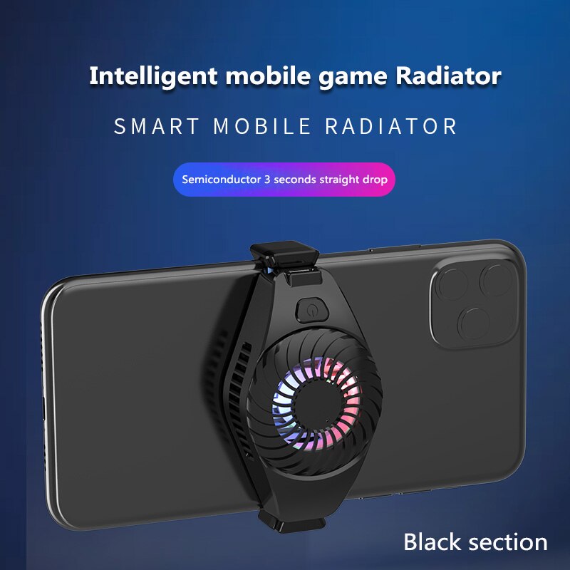 Nuovo Universale Del Telefono Mobile di Raffreddamento Regolabile dispositivo di Raffreddamento del Dissipatore di Calore Per il iPhone Samsung Huawei Ventola Di Raffreddamento del Rilievo del Gioco del Supporto