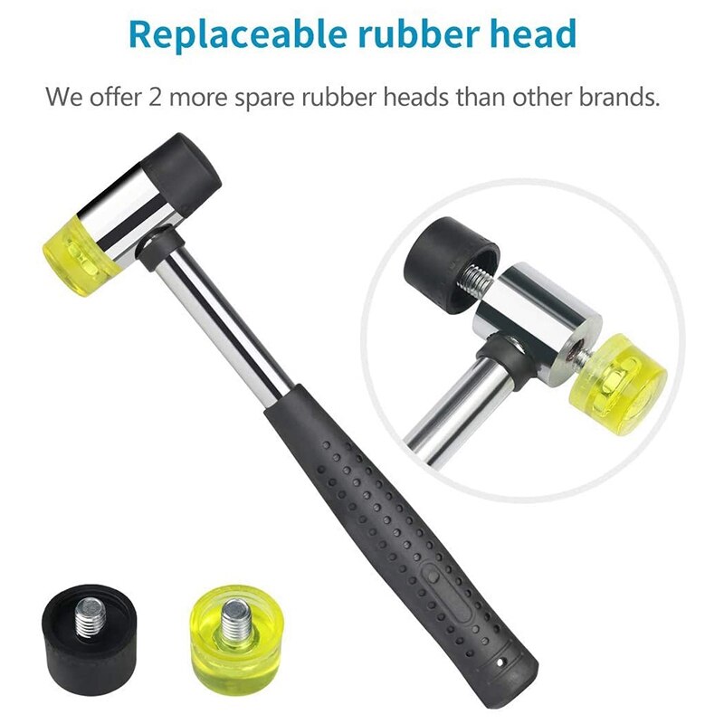 Roll Pin Punch Set with Storage Pouch, 9 Piece Steel Removal Tool Kit