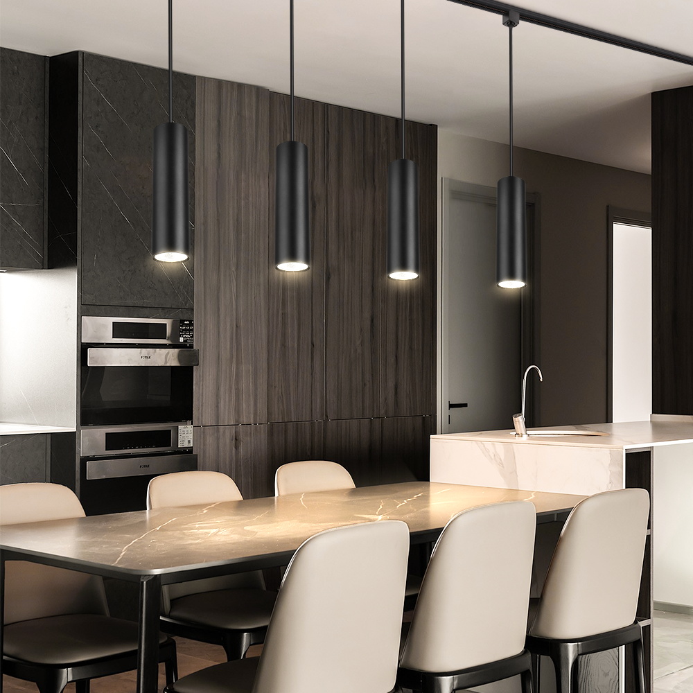 Led-hanglampen met railsysteem, plafondlamp met 10w/15w spots , 220v 110v , hanglamp voor keuken, woonkamer, slaapkamer