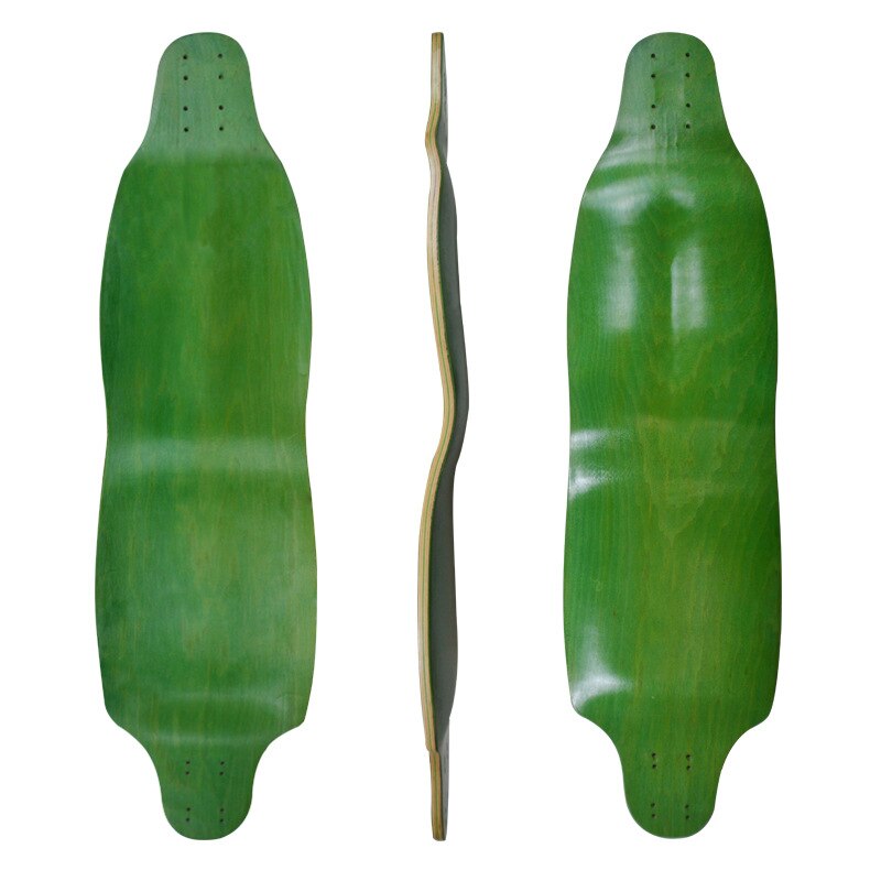 Maple Skateboard Tibetaanse Duurzaam Effen Professionele Carver Surf Land Roller Skateboard Schaatsen Skate Board Voor Mannen Zonder Wiel: c 97x25.5cm