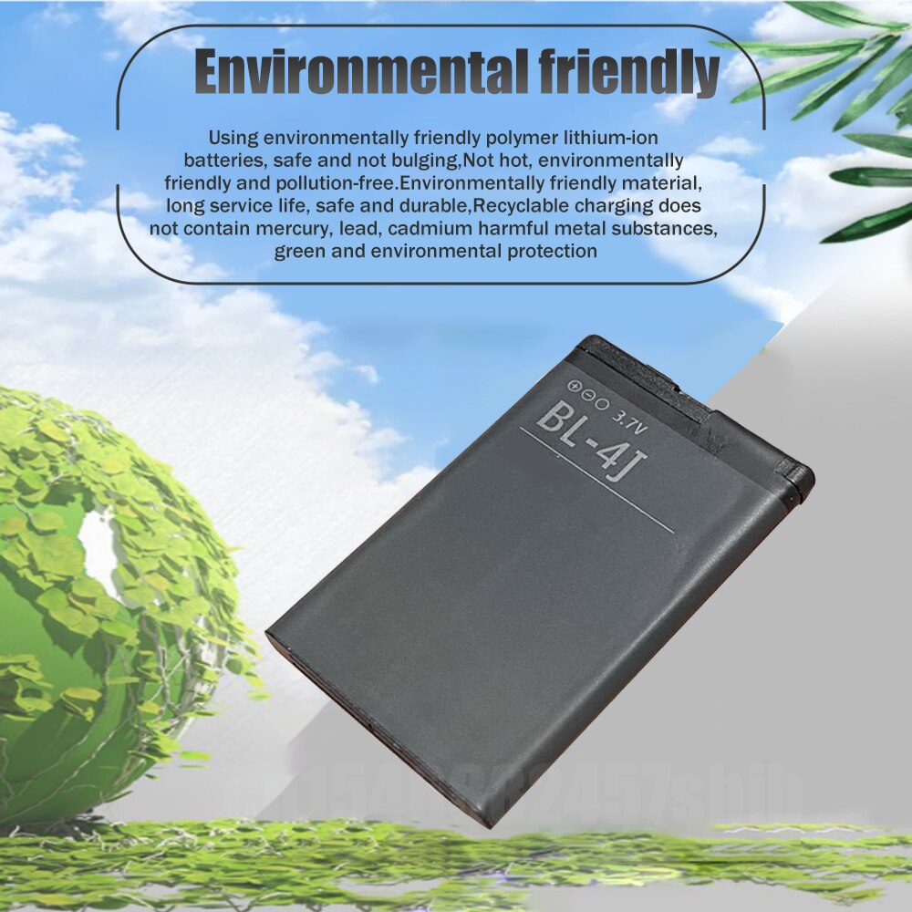 1 pz BL-4J BL 4J BL4J 3.7V 1200mAh batteria ricaricabile agli ioni di litio per Nokia C6 C6-00 C600 Lumia 620 tocco 3G cella di ricambio