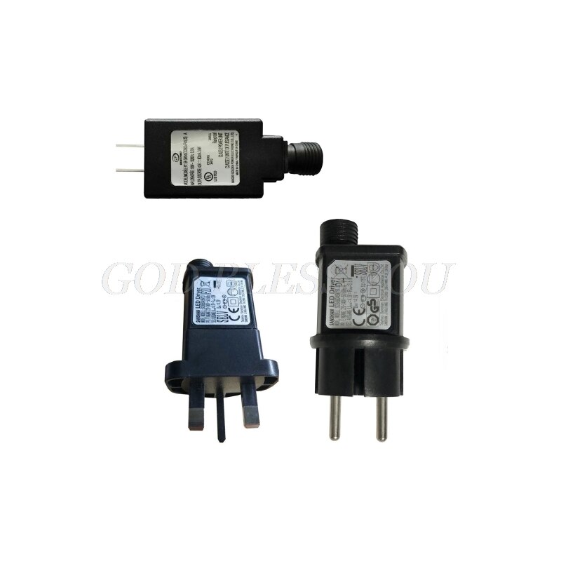 universell eu oss uk støpsel ac til  dc 4.5v 800ma 2 pin klasse 2 strømforsyningsadapter til ledet-lys batteri eliminator og flere enheter