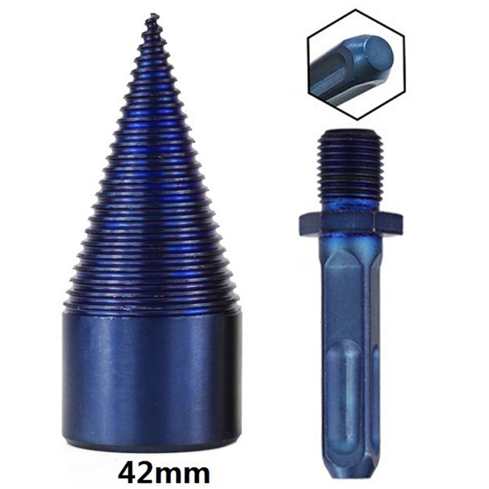 Équipement de conducteur de cône de fente de foret de tête. Acier à grande vitesse de réparation: 42mm Square Shank