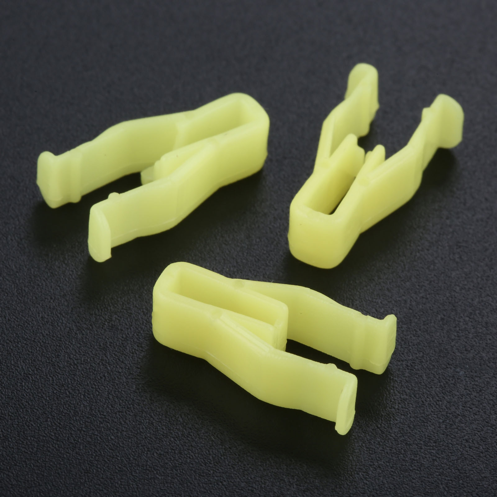 50Pcs Auto Fasteners Car Control Panel Dashboard CD Player Clips Universal Plastic Fastener Clip HE08 Yellow