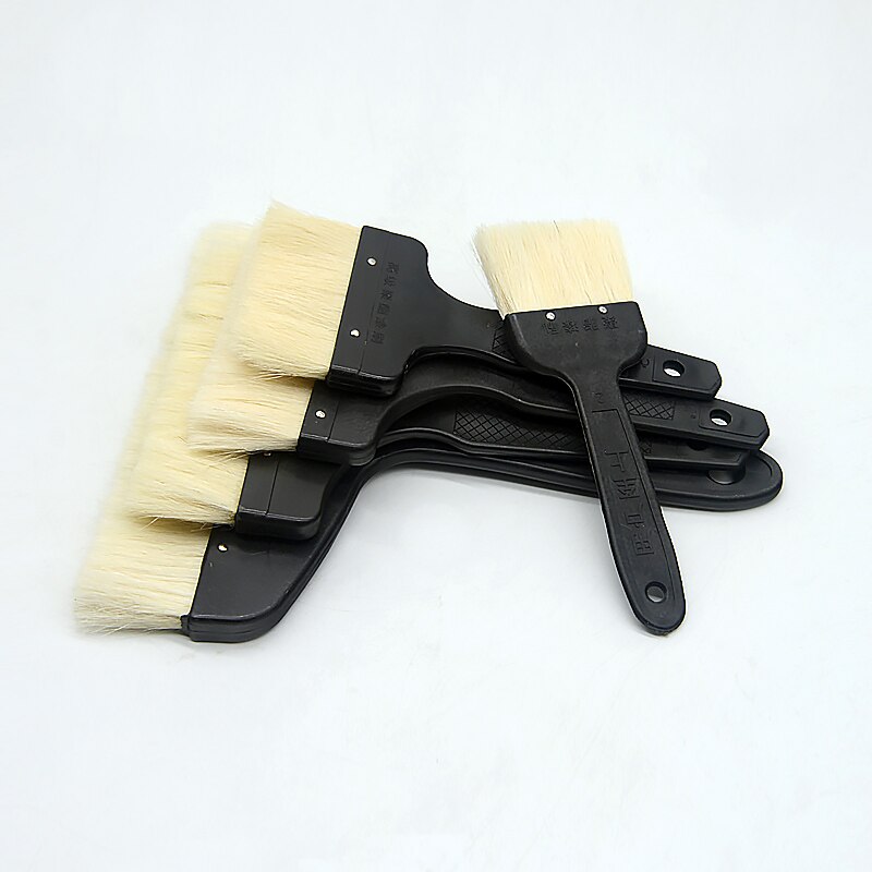 paint brush 2-8 inch Plastic handle wool Artist Oil Painting Watercolor Brush Pen dust cleaner Scrubbing clean tool