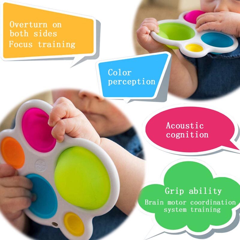 Fidget Eenvoudige Kuiltje Speelgoed Vet Hersenen Speelgoed Stress Relief Hand Speelgoed Vroege Educatief Speelgoed Voor Kinderen