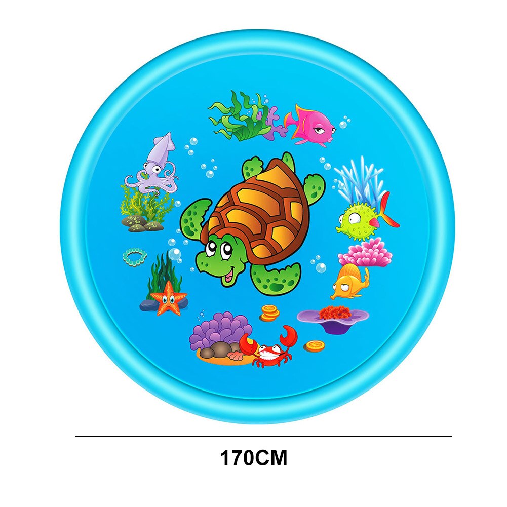 170/140/100cm Kids Inflatable Water spray pad Round Water Splash Play Pool Playing Sprinkler Mat Yard Outdoor Fun Swimming Pools: 170cm