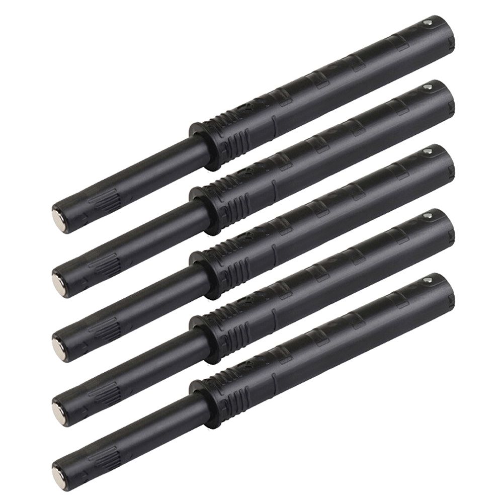 Soft Close Door Damper Damper Buffers Soft Quiet Closer Concealed Door Bouncer Open Touch Door Stopper Furniture Accessories: Black/Gold