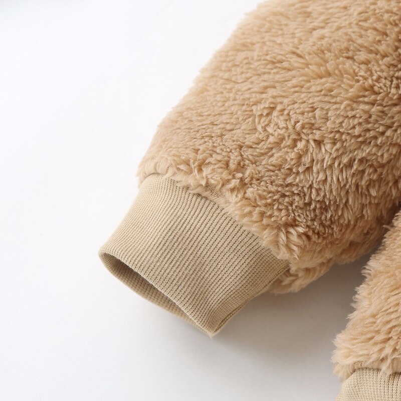 Baby Winter Kleidung Kinder Winter Kleidung fest niedlich Karikatur Bär Hoodies lang Ärmel Baby Junge Winter Mantel warm Kinder Jacke 1-6Y