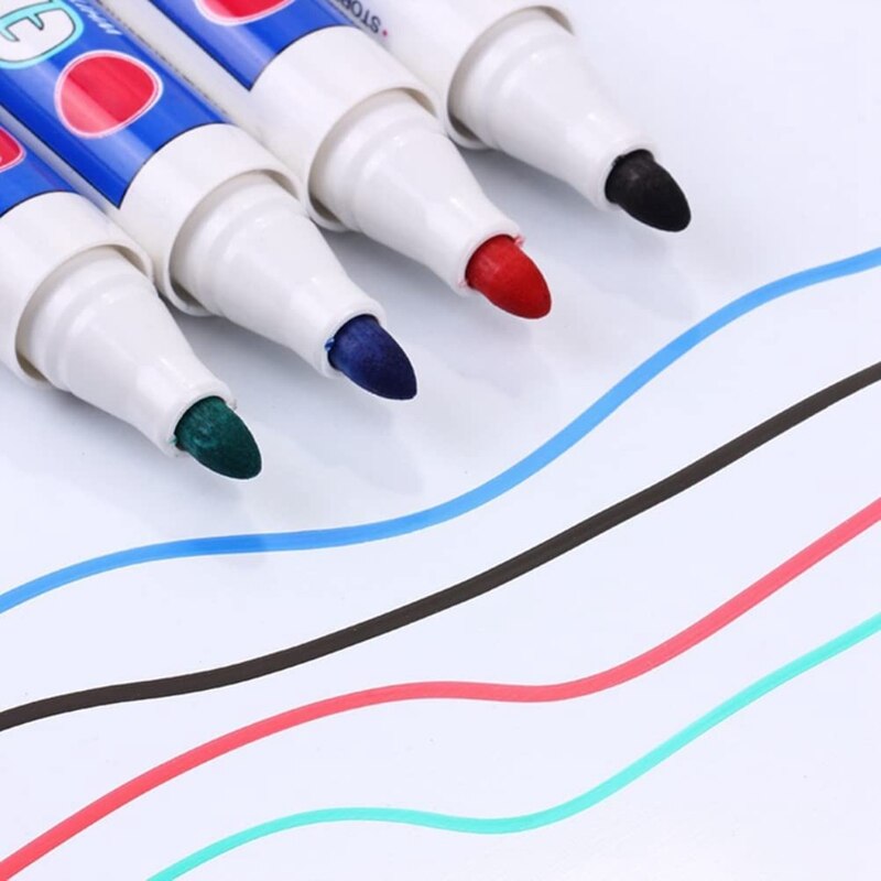 12 Stck Magische Trockenen Löschen Marker Wasser Malerei Stift Whiteboard Marker Stifte einstellen Gekritzel Wasser Schwimm Stifte Malerei Werkzeug