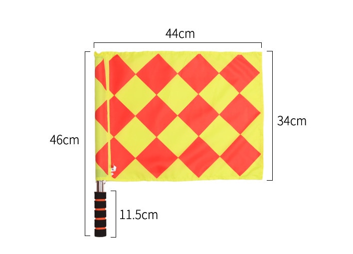 2pcs/set Soccer Football Referee Flag Fair Play Sports Match Football Linesman Flags Referee Equipment Football Supplies GYH