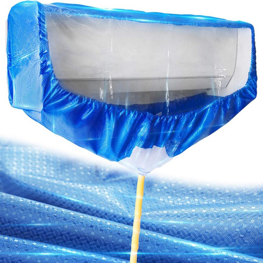 Air Conditioner Cleaning Kit Cleaning Cover Hanging Air Conditioner Cleaning Water Cloth Cleaning Washing Tool Home Dust Cover