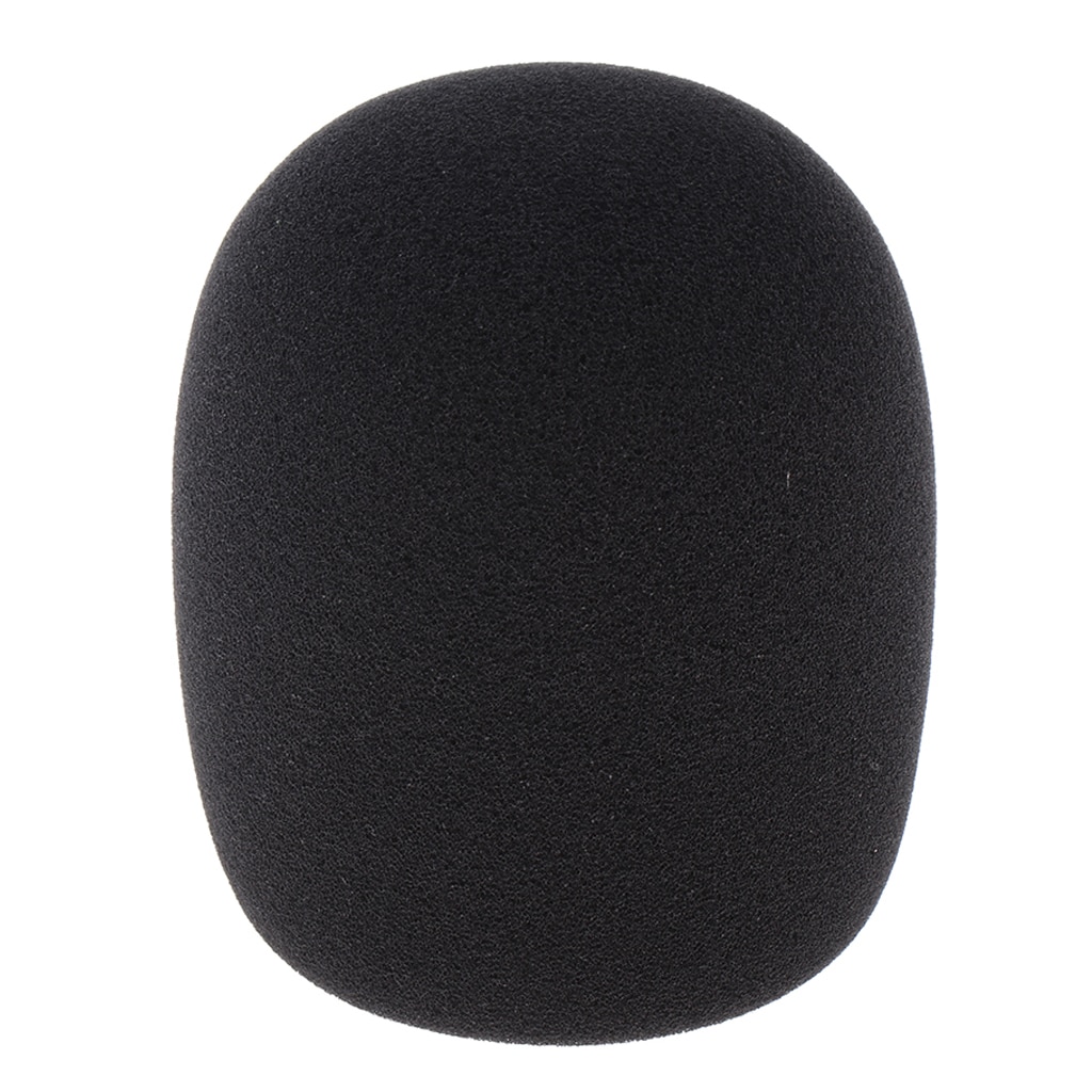 Grote Grootte Microfoon Spons Foam Cover Mic Voorruit Voor Condensator Microfoon 5 Cm