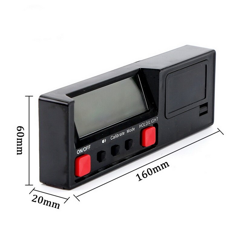 Digital Spirit level Bubble Magnetic Electric Level 360 degree Angle Finder Protractor Inclinometer Horizontal Scale Ruler: Default Title
