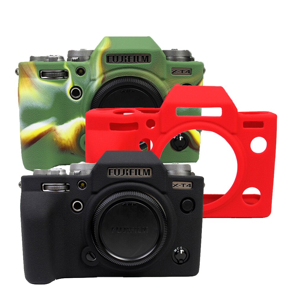 Funda de silicona suave para cámara de vídeo, cubierta protectora para Fujifilm XT3 XT4 FUJI X-T3 X-T4, bonita