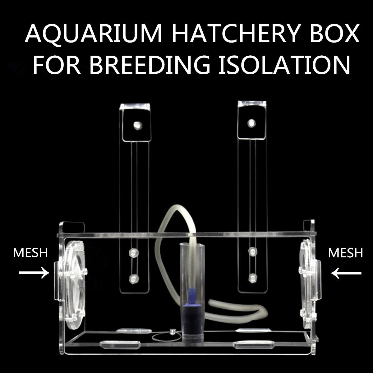 Acrylic Clear Fish Breeding Hatchery Incubator Aquarium Breeder Isolation Box Aquatic Fish Tank Terrarium Tools Accessories