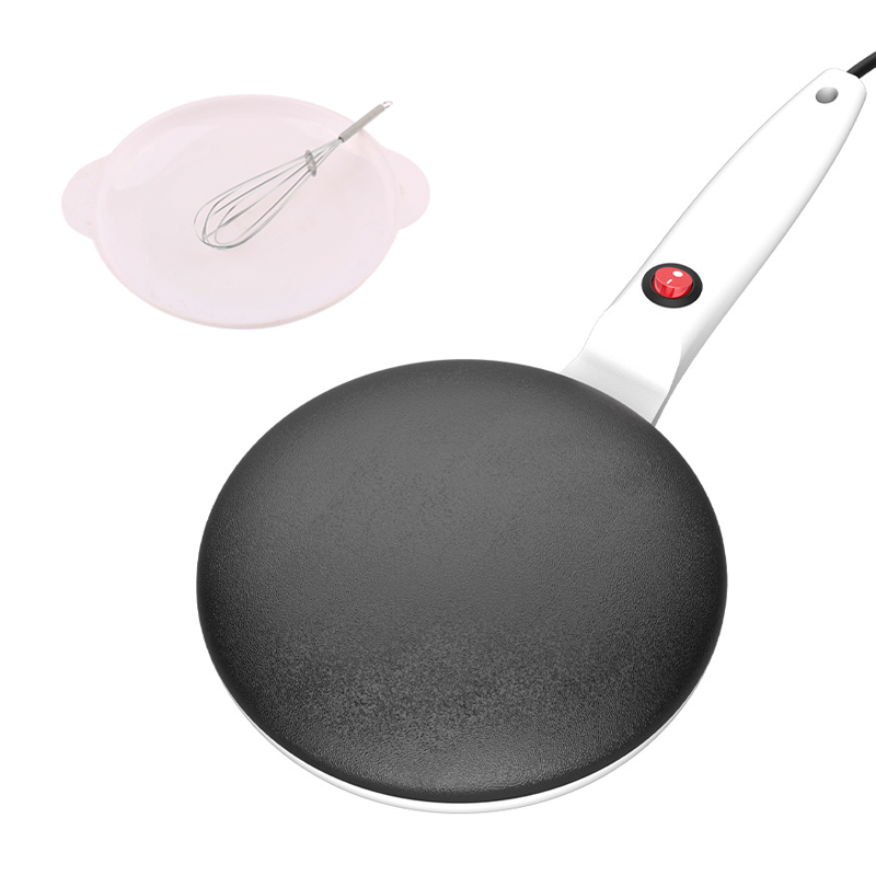 110 V/220 V Automatische Pannenkoek Making Machine Instant Verwarming DIY Snack Burrito Bakpan Crêpe Maker Loempia Flapjacks Skille: 42x46x23 cm / WHITE