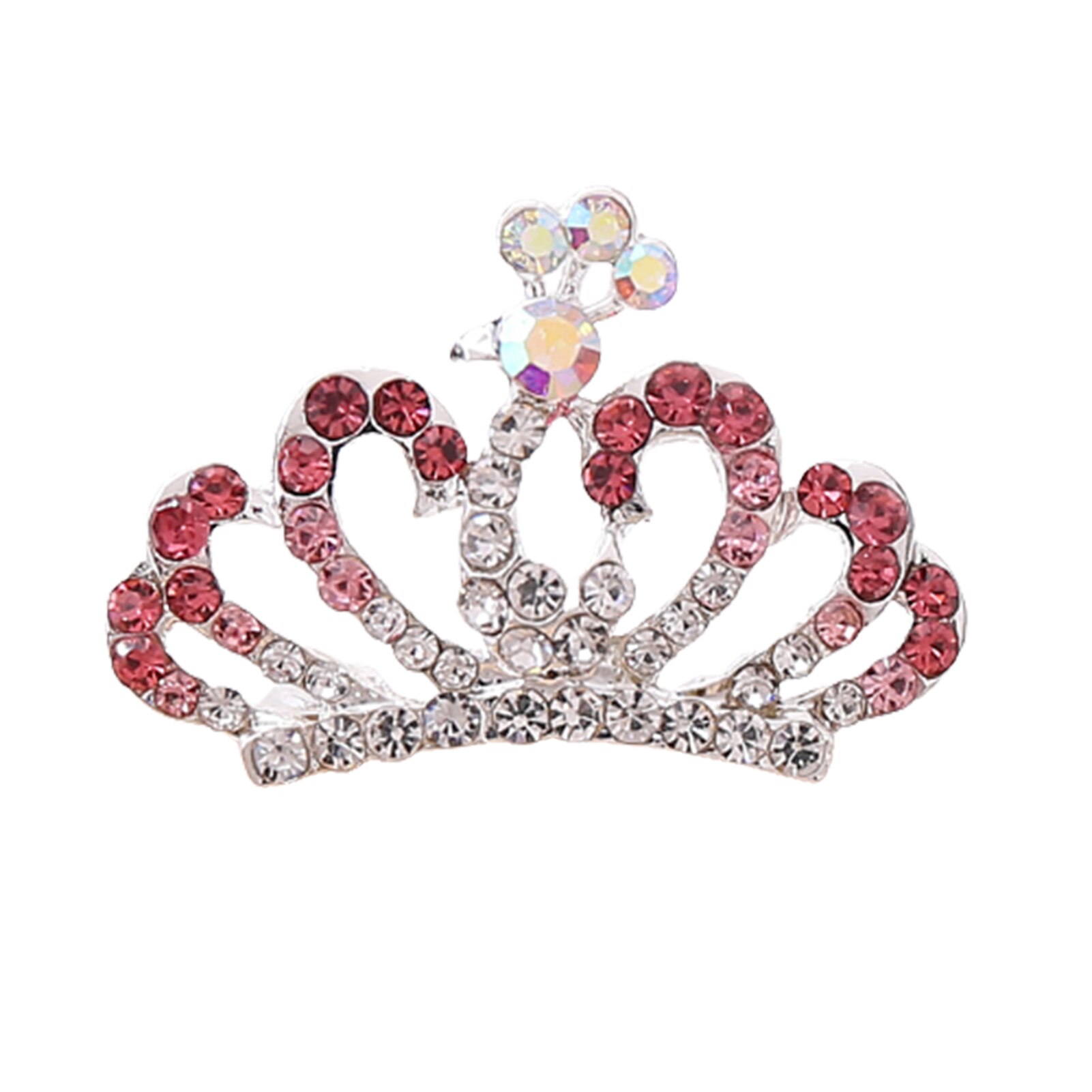 Neue freundlicher Legierung Glänzende Farbe Strass Diademe Krone Prinzessin Haar Zubehör Blume Mädchen Diademe MAEA99