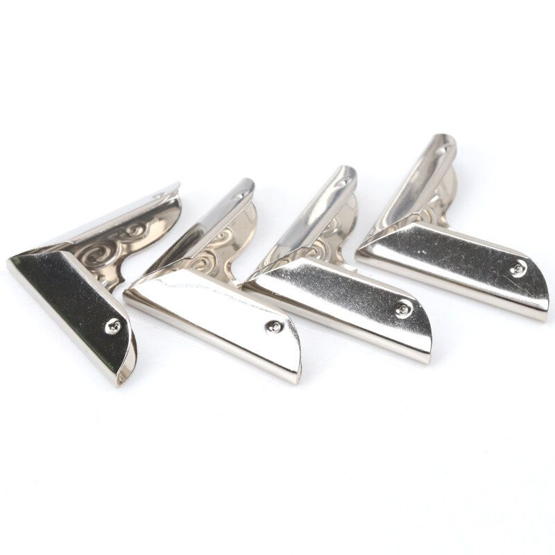 Metallhörn för böcker scrapbooking fotoalbum menyer hörnskydd metallhantverk diy ornament 30 x 30 x 3mm 20 st