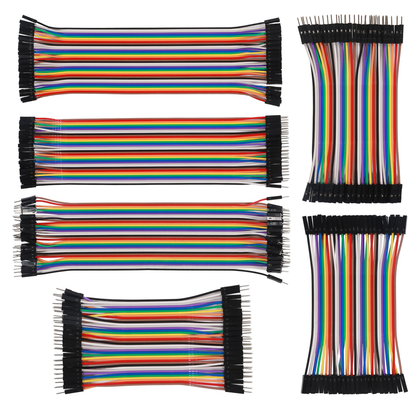 240pcs Jumper Wire Solderless Breadboard 10CM and 20CM Jumper Wire Solderless Breadboard Jumper Wires for Arduino Project
