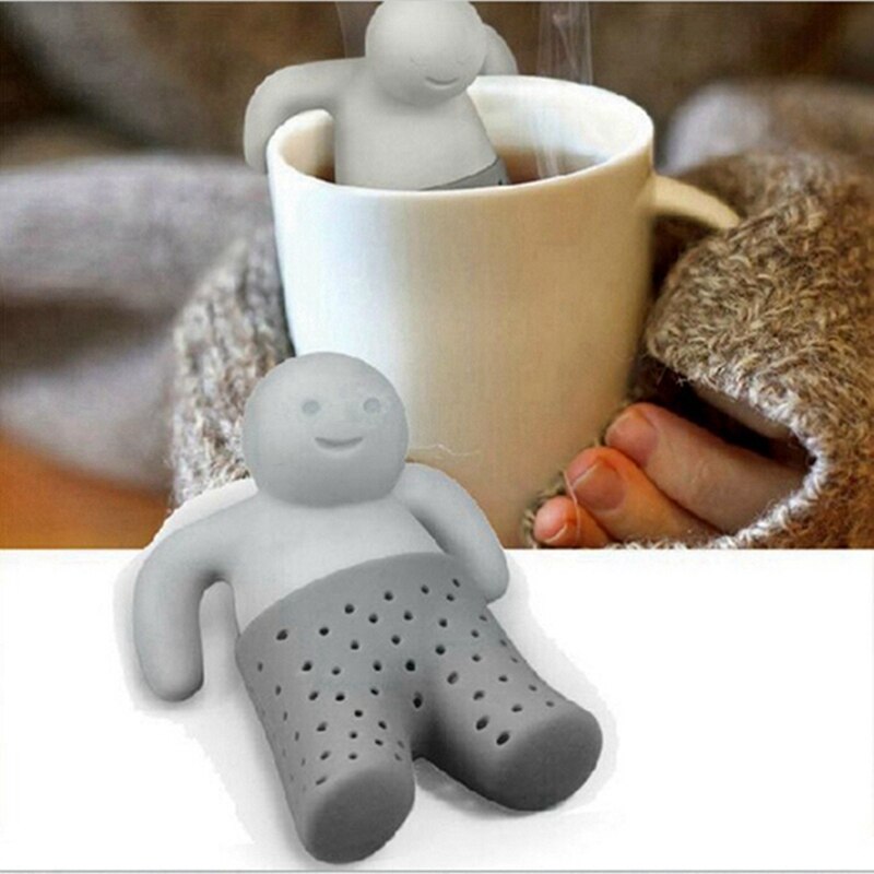 Tesilmaskin tepåsar intressant livshjälp tekanna silikon te infusers filter tekannor för te- och kaffefilter drinkware