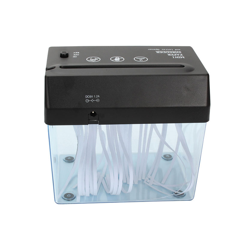 Tragbarer Mini-Aktenvernichter, elektrischer USB-Akku-Aktenvernichter für Dokumente, Papierschneidewerkzeug für das Heimbüro