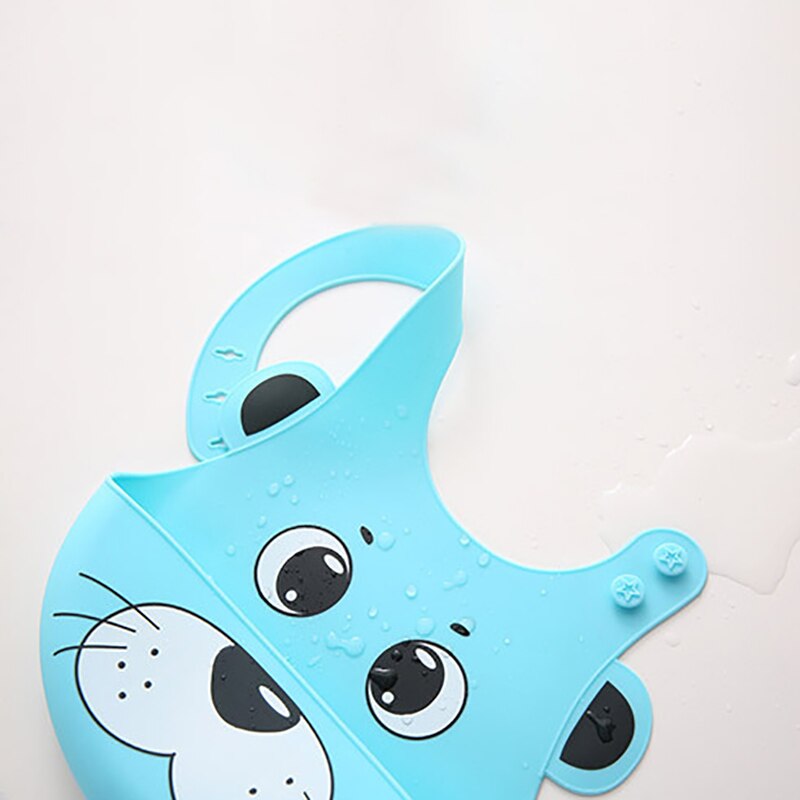 Søte låve spedbarn baby smekker myke silikon smekke vanntett spytt dryppende smekker