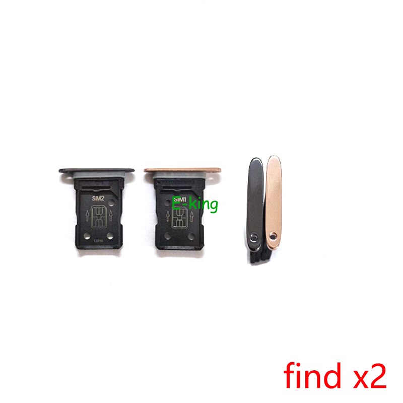 Voor Oppo Vinden X2 X3 Pro Sim Card Slot Lade Houder Sim Card Reader Socket