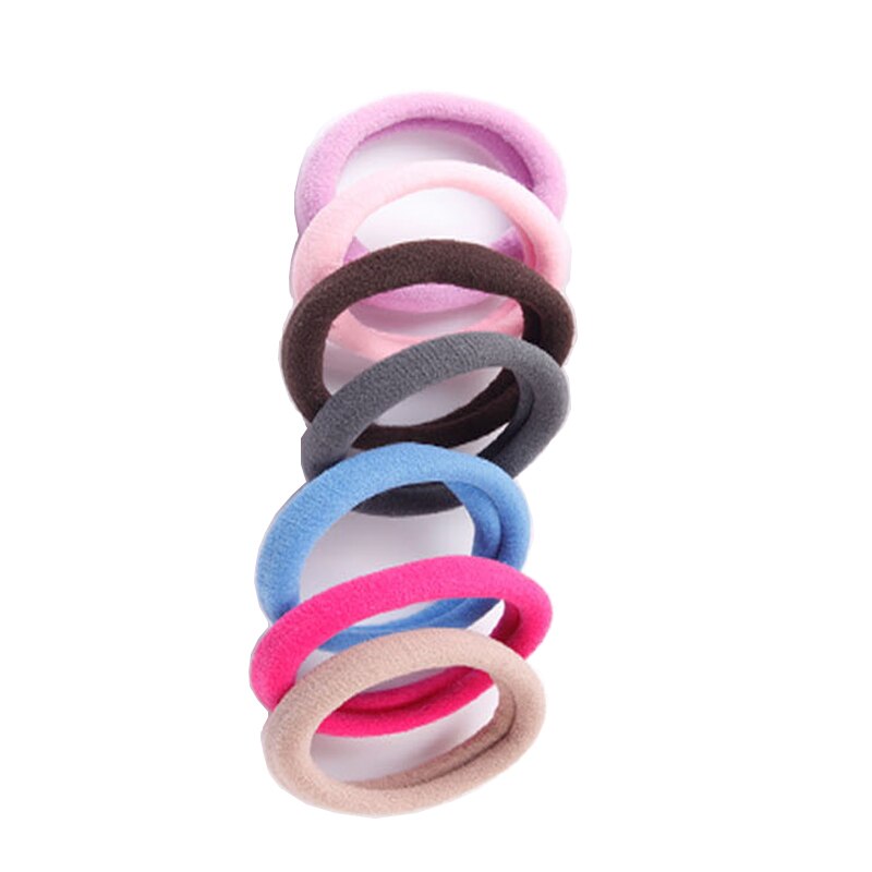 10/50/100PCS Morandi Rubber Bands Candy Colors Nylon Elastic Hair Bands Ponytail Holder Scrunchies Headband Hair Accessories