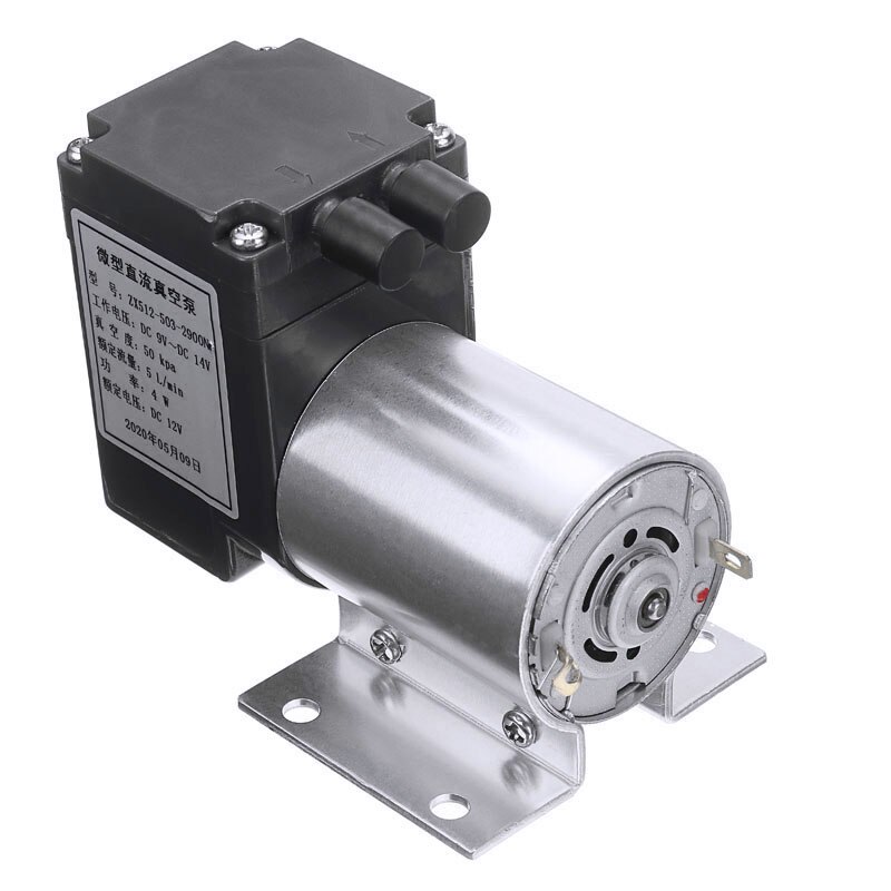 DC 12V Electric Mini Vacuum Air Pump Negative Pressure Suction 5L/min 80kpa Vacuum Pump for Chemical Industry Accessories