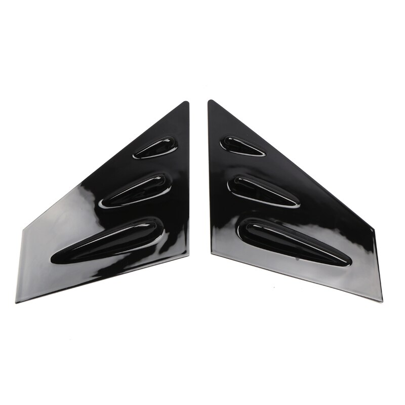 Para Subaru WRX STi accesorios de coche ABS pilar delantero A lado ventana obturador decoración cubierta embellecedora 2 uds