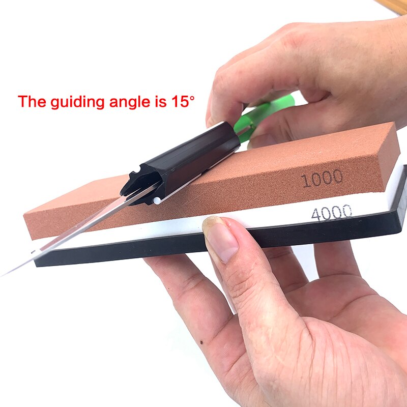 knife sharpener Sharpening stone Fixed angle Accessories profession tools 15 degrees Angle guide kitchen Knife holder knife