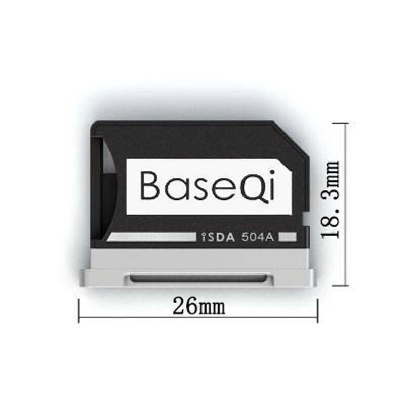 Baseqi Metal Card Reader microSD Adapter For MacBook Pro 15&quot; Retina (Late onwards) 504A TF Memory Card Reader