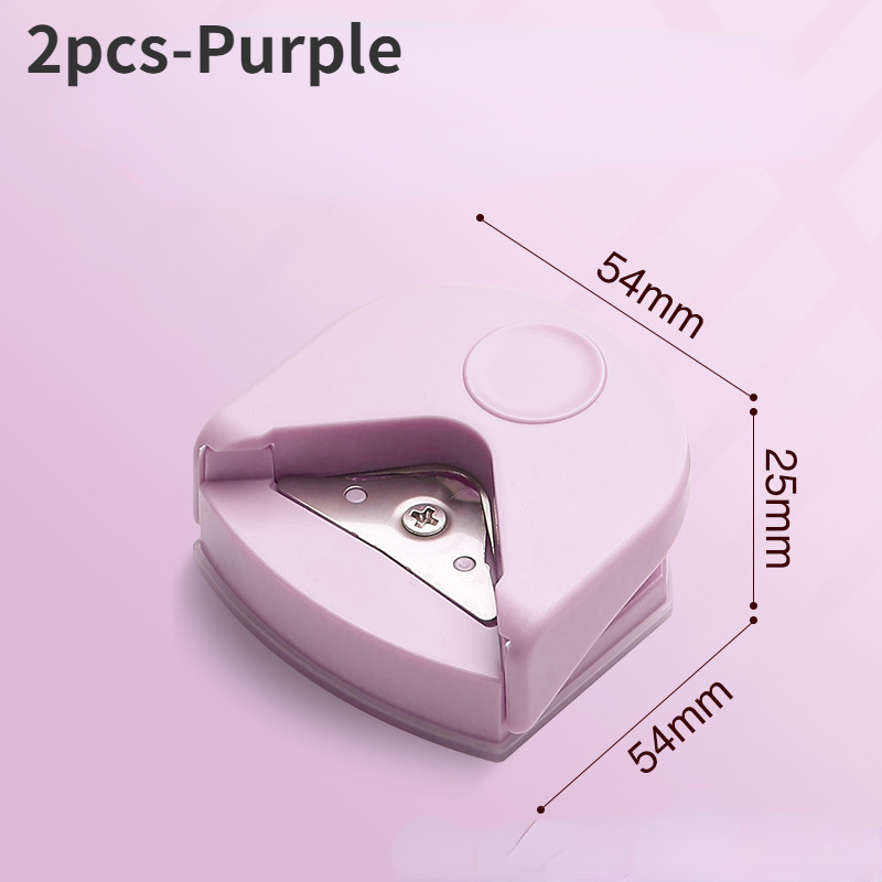 circle cutter button maker Corner round machine corner punching portable paper cutter card photo cutting: Gold