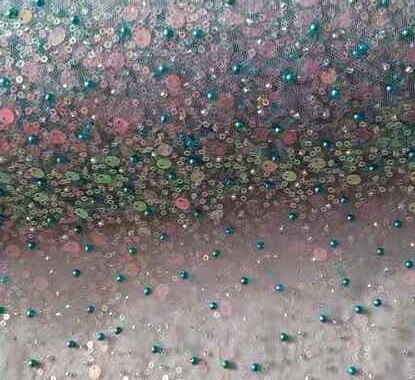 Beaded Symphony Pailletten 3D Kant Stof, Glanzende Bruidsjurk, Bruidsmeisje Jurk, DIY Home Curtain, RS3455, 13 Kleuren, Nieuw,: Antique Copper
