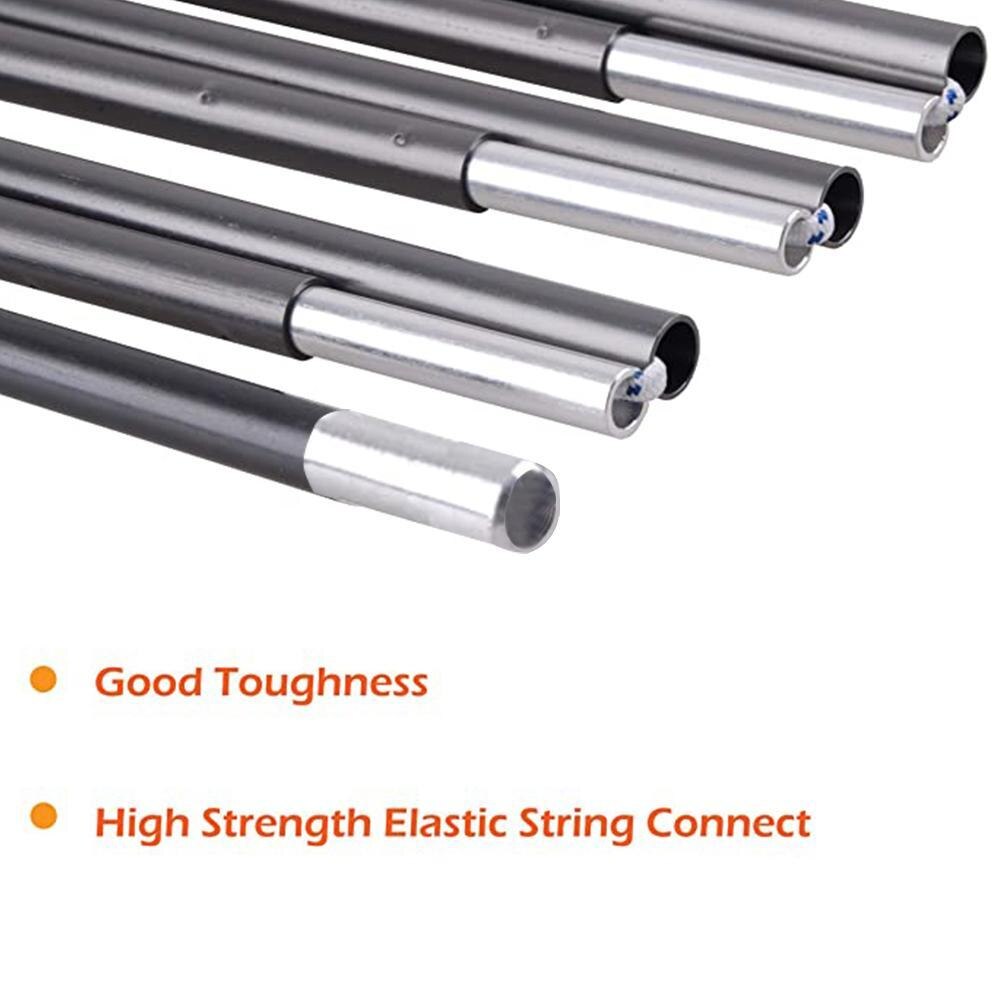 2 stück zeltstangen aus fiberglas, ersatzteile für campingzelte, zeltstützen, markisengestelle, zubehör