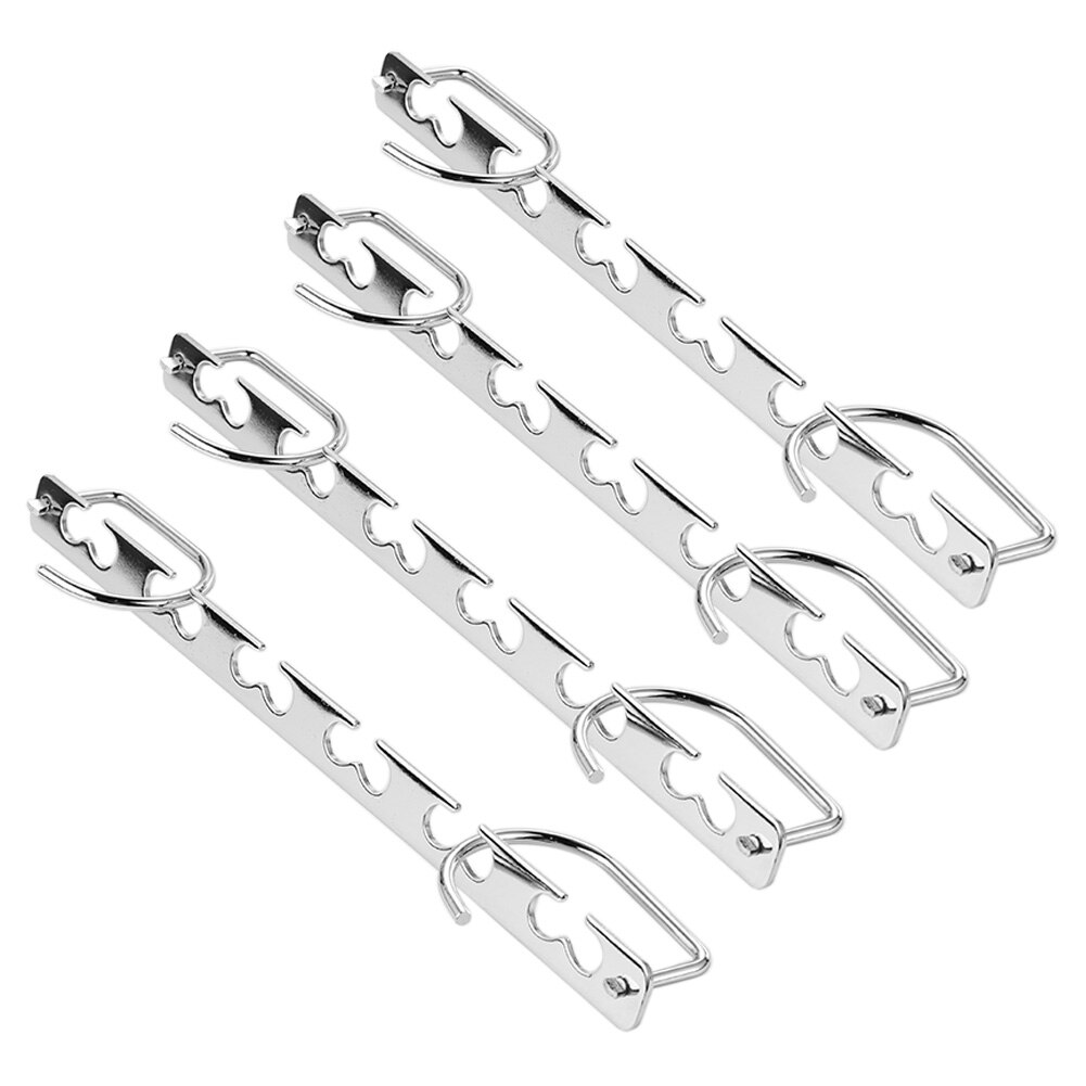Perchas de Metal para ropa, organizador de ropa para el armario, práctico ahorro de espacio, 2/4 Uds.
