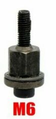Hand Rivet Nut Head Nuts Easy Installation Riveter Tool Tip Mandrel Head Replacements M3 M4 M5 M6 M8 M10 Threaded Riveter Nut: M6