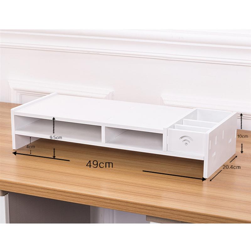 Multi-function Desktop Monitor Stand Computer Screen Riser Shelf Plinth Strong Laptop Stand Desk Holder For Notebook TV